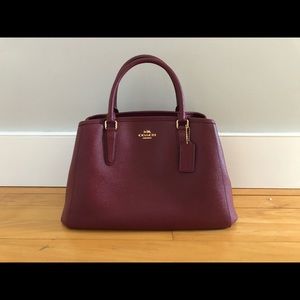 Maroon Coach purse